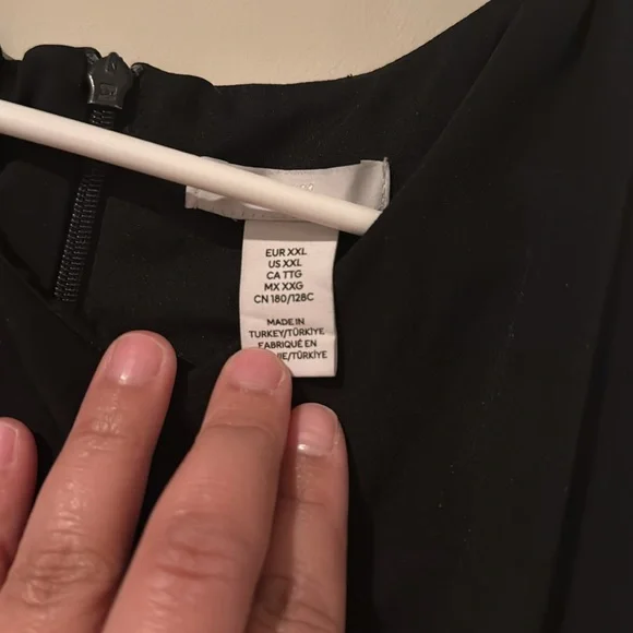 H&M Black Sleeveless Dress – Size XXL - Picture 7 of 12